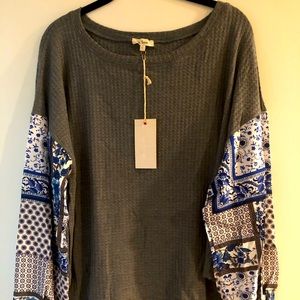 Cedar West Waffle Knit Top - Boho